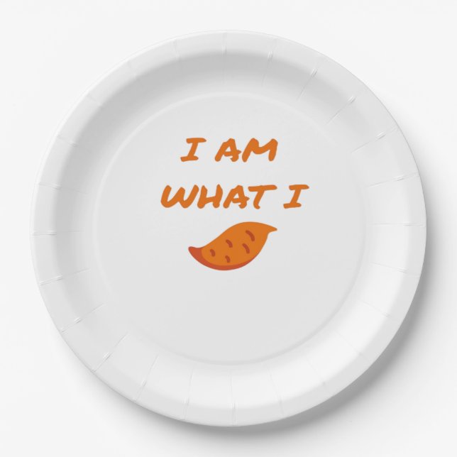 I'm What I Yam Classic Paper Plate (Front)