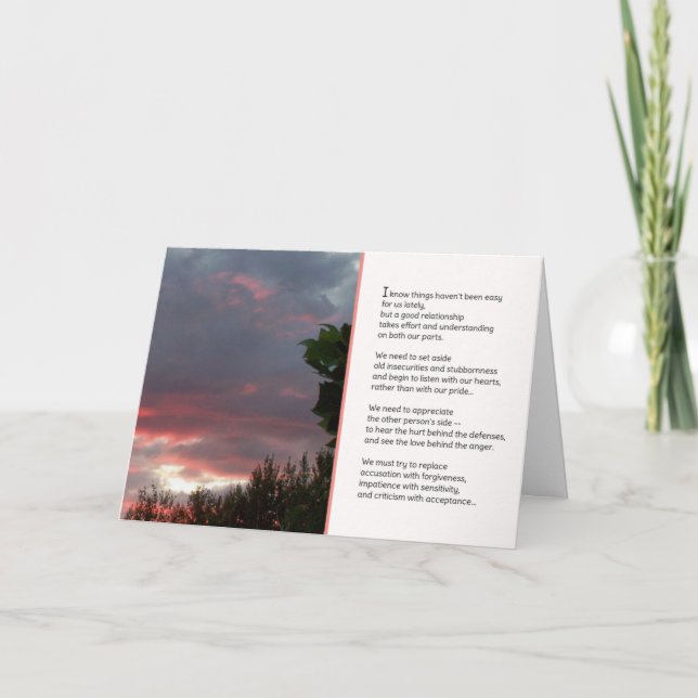 I'm Willing to Work at it...Relationships Card (Front)