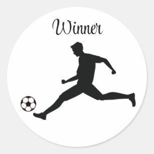 I'm winner classic round sticker