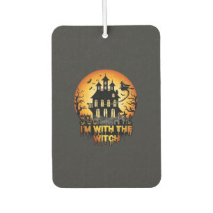 Im Witch Haunted House Full Moon Pumpkins Air Freshener
