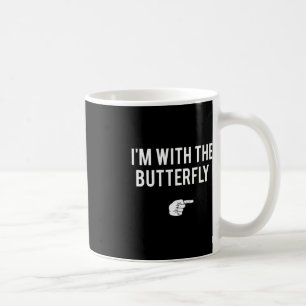 I'm With Butterfly Halloween Costume Party Matchin Coffee Mug