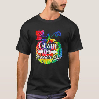 I'm With Chocolate Bar Couple Matching Halloween C T-Shirt