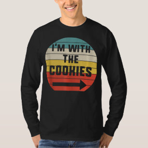 Im With Cookies Halloween Matching Couple Gift T-Shirt