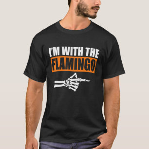 I'm With Flamingo Halloween Costume Party Matching T-Shirt