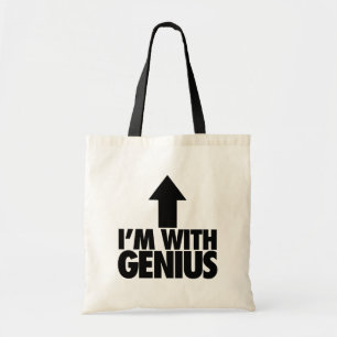 Im With Genius Tote Bag