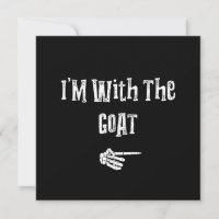 I'm With Goat Halloween Costume Funny Couples
