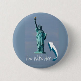 I'm With Her! 2 Inch Round Button