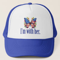 I'm With Her Cute Kamala Harris Butterfly