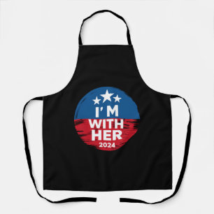 I'm With Her Kamala Vote For 2024 President Kamala Apron