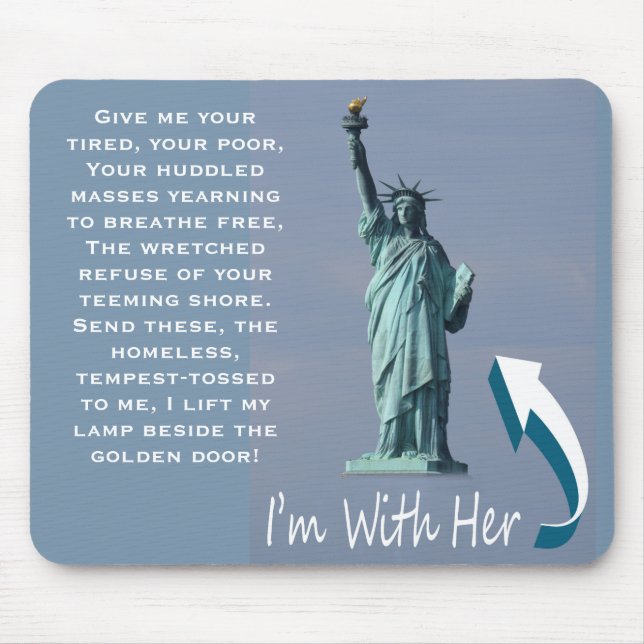 I'm With Her! Mouse Pad (Front)