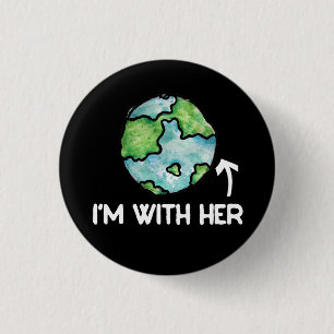 im with her science 1 inch round button