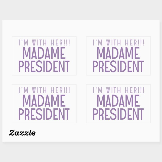 I'M WITH HER!!! STICKER (Sheet)