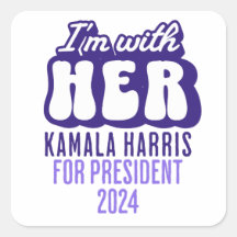 I'm with her text Kamala Harris for President 2024