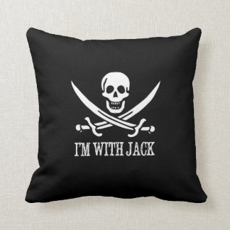 "I'm With Jack" Throw Pillow
