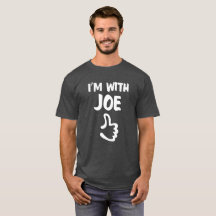 I'm With Joe shirt - Charcoal Heather Grey