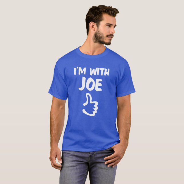 I'm With Joe shirt - Royal Blue (Front Full)