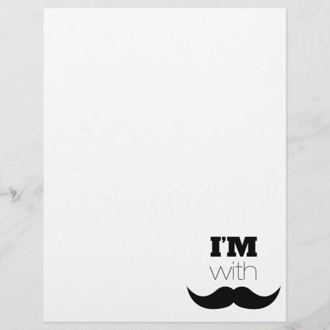 I'm With Moustache (Front)