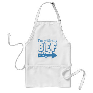 I'm With My BFF (right) Standard Apron