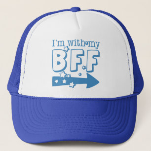 I'm With My BFF (right) Trucker Hat