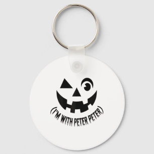 I'm With Peter Pumpkin Eater Couples Halloween Cos Keychain