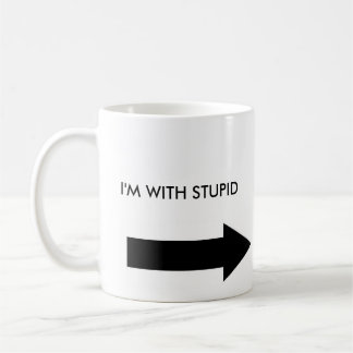 I'M WITH STUPID MUG
