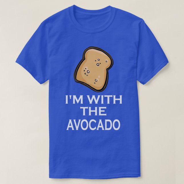 Im With The Avocado 44 T-Shirt (Design Front)