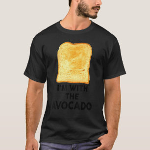 I'm With The Avocado Kids Adult Toast Halloween Co T-Shirt