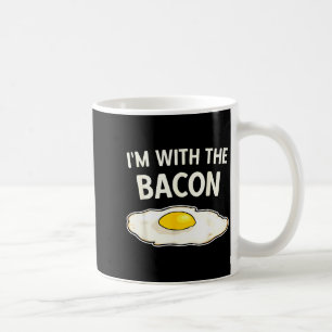 I'm With The Bacon Eggs Easy Halloween Matching Co Coffee Mug