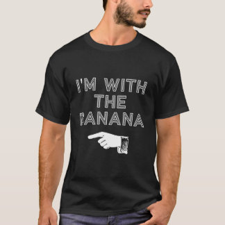 I'M With The Banana Simple Casual Halloween Costum T-Shirt