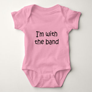 I'm With The Band Baby Bodysuit
