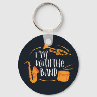 I'm With The Band Funny Cool Marching Band