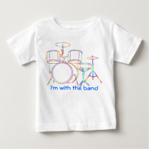 I'm with the band T-shirt  drums