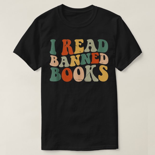 Im With The Banned Funny Book Readers I Read Banne T-Shirt (Design Front)