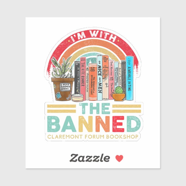 I'm with the Banned Sticker (Sheet)