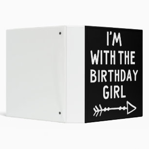 I'm With The Birthday Girl Happy Halloween Binder