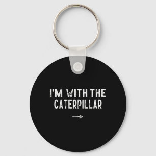 Im With The Costume Matching Lazy Halloween Keychain