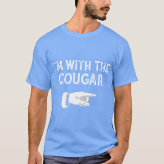 Im With The Cougar Matching Cougar Costume Hallowe T-Shirt