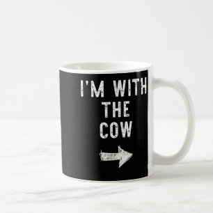 Im With The Cow Funny Halloween Couple Costume Coffee Mug