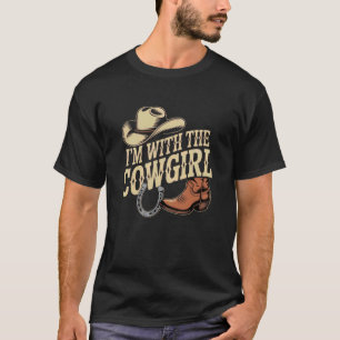 I'm with The Cowgirl Halloween Costume Dad Mom Gro T-Shirt