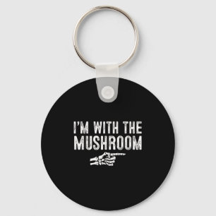 I'm With The Mushroom Easy Costume Halloween Coupl Keychain