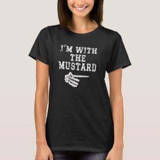 I'm with the Mustard Point Matching Couples Hallow T-Shirt