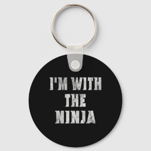 I'm With The Ninja Easy Halloween Costume Keychain