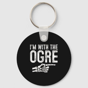 I'm With The Ogre Easy Costume Halloween Couples M Keychain