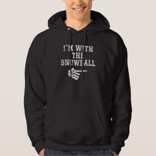 I'm with the Snowball Point Matching Couples Hallo Hoodie