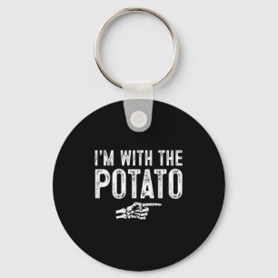 I'm With The Tato Easy Costume Halloween Couples M Keychain
