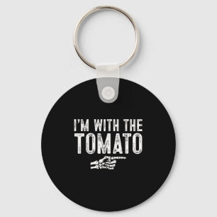 I'm With The Tomato Easy Costume Halloween Couples Keychain