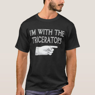 I'm With The Velociraptor Funny Matching Halloween T-Shirt