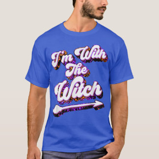 I'm With The Witch Funny Halloween Party Matching  T-Shirt