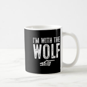 I'm With The Wolf Easy Costume Halloween Couples M Coffee Mug