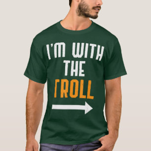 Im withheroll Costume Funny Halloween Couple girl T-Shirt